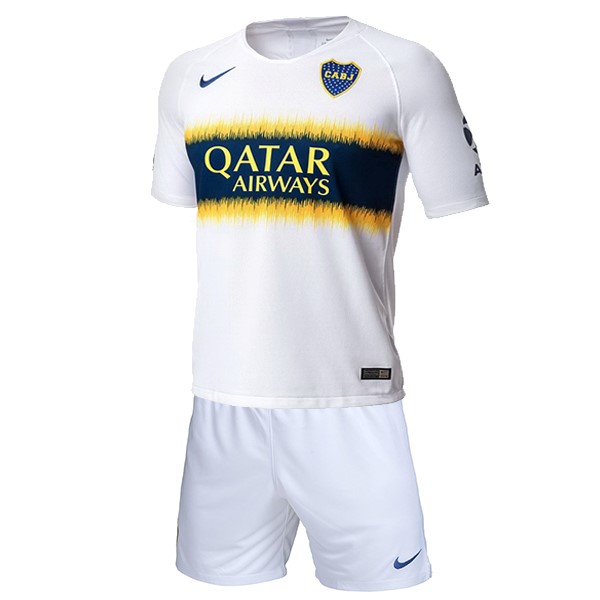 Camiseta Boca Juniors Replica Segunda Ropa Niños 2018/19 Blanco